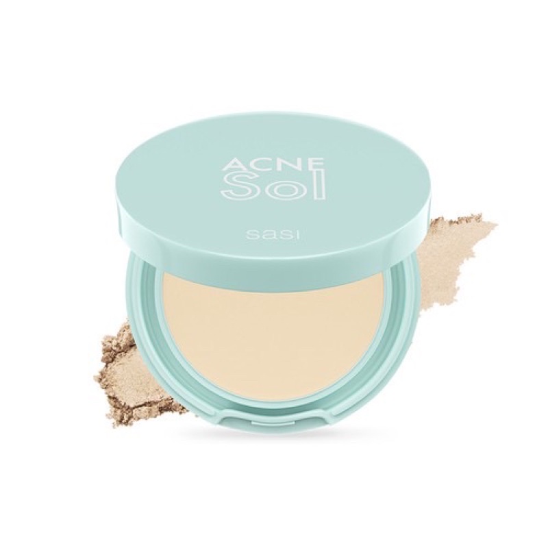 sasi ศศิ แอคเน่ โซล คอมแพค พาวเดอร์ 4.5 กรัม Acne Sol Compact Powder 4 ...
