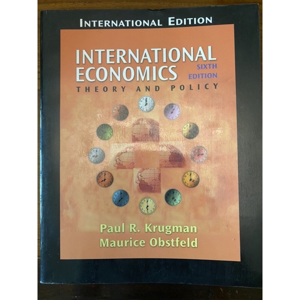 [หนังสือมือสอง textbook business] International Economics: Theory and Policy (Sixth Edition ...
