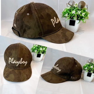 หมวก Playboy ลายทหาร ของแท้จากShop 1000%