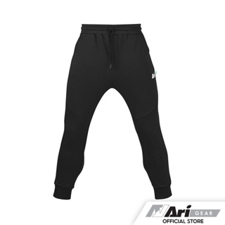 ARI EZY JOGGER PANTS - BLACK/WHITE กางเกงจ็อกเกอร์ อาริ อีซี่ สีดำ