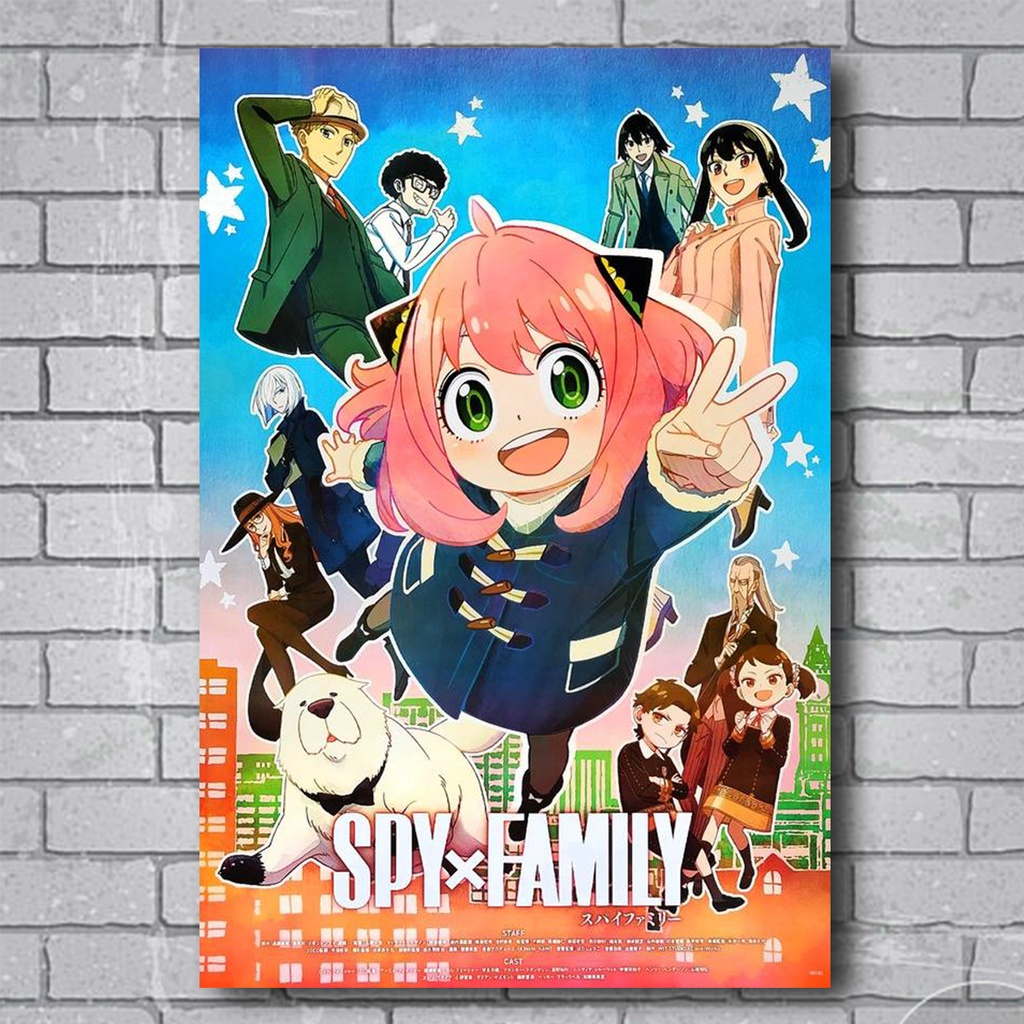 โปสเตอร์-การ์ตูน-spy-family-สปาย-แฟมิลี-รูปภาพ-cartoon-ติดผนัง-สวยๆ-poster-34-5-x-23-5-นิ้ว-88-x-60-ซม-โดยประมาณ