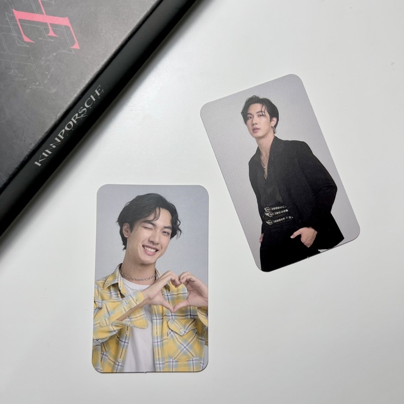 การ์ด lively cards กล่องแดง ดำ kinnporsche (ขายเป็นคู่) | Shopee Thailand