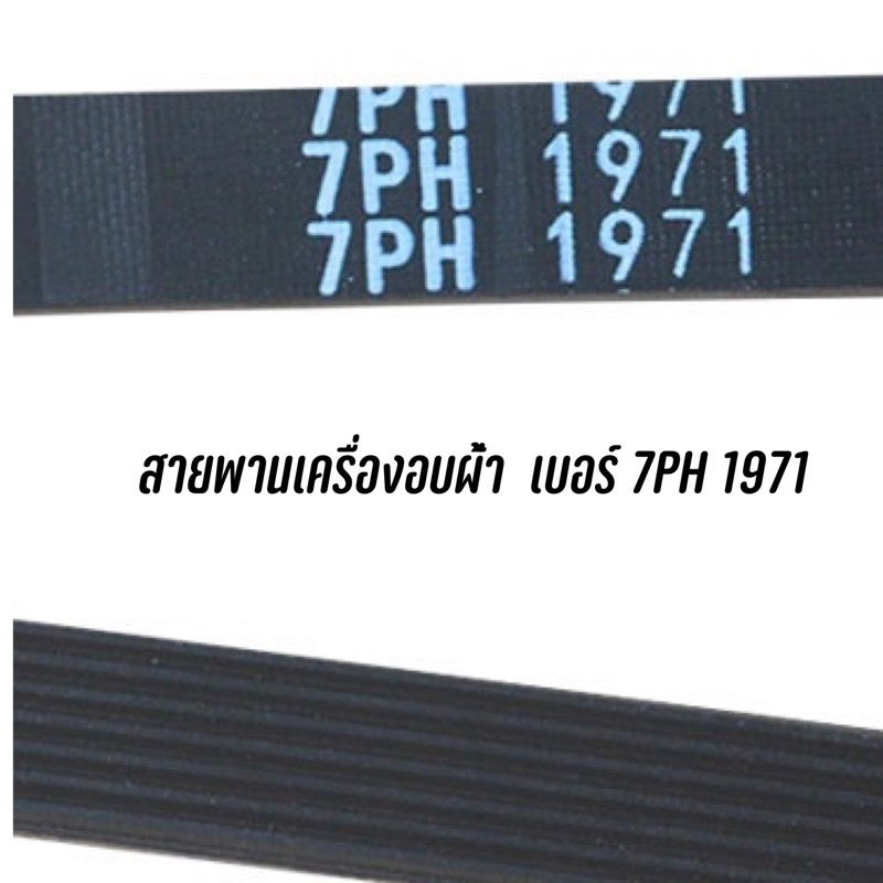 สายพานเครื่องอบผ้า-เบอร์บนสายพาน-7ph-1971