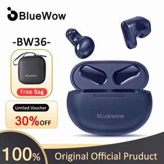 BlueWow หูฟังบลูทูธไร้สาย 5.3 พร้อมไมโครโฟน ตัดเสียงรบกวน IPX6 กันเหงื่อ เล่นได้นาน 24 ชั่วโมง ใส่สบาย