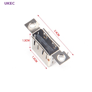 Ukec ใหม่ ซ็อกเก็ตชาร์จ แจ็คตัวเมีย Micro USB 2.0 4Pin USB 5 ชิ้น