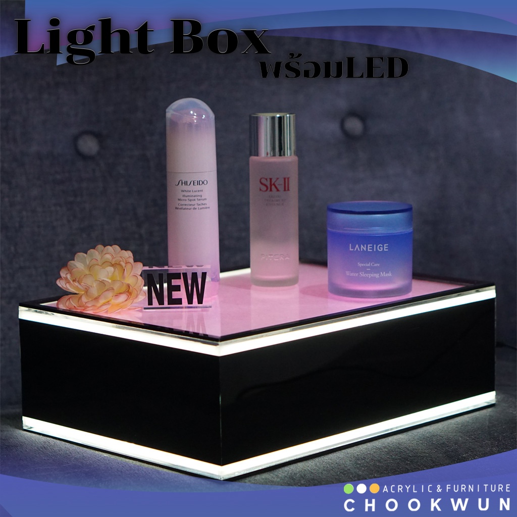 light-box-ตั้งโชว์สินค้าพร้อมไฟ-led