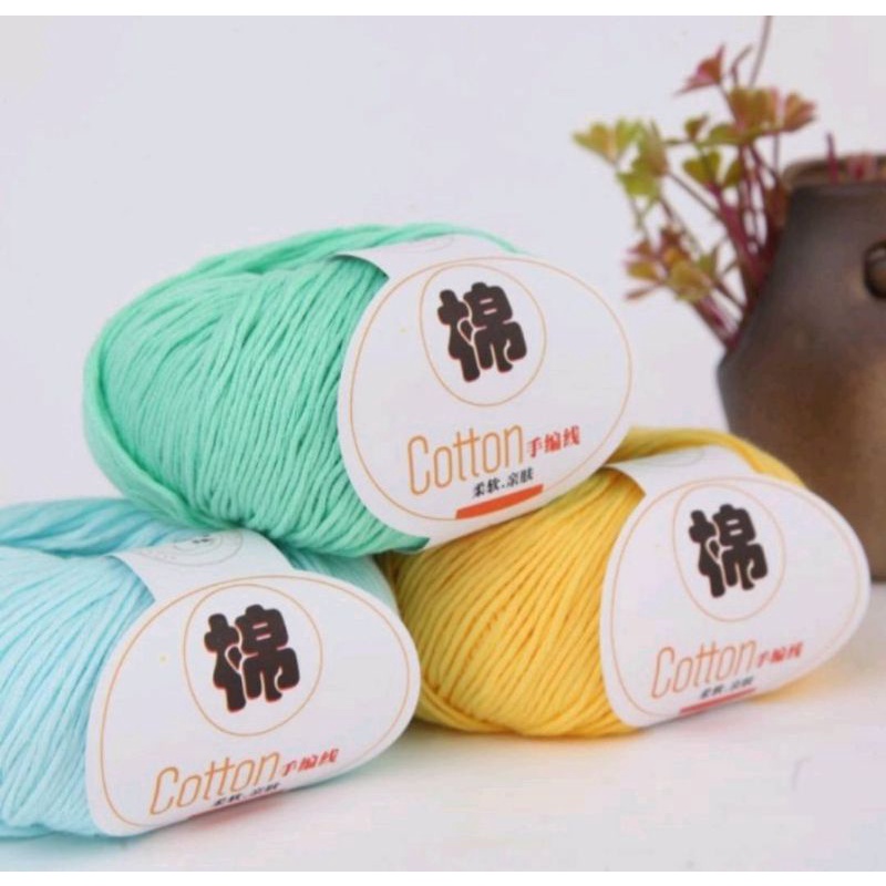 ไหมพรม-coton-soft-นน-50ก-เส้นไหม5ply