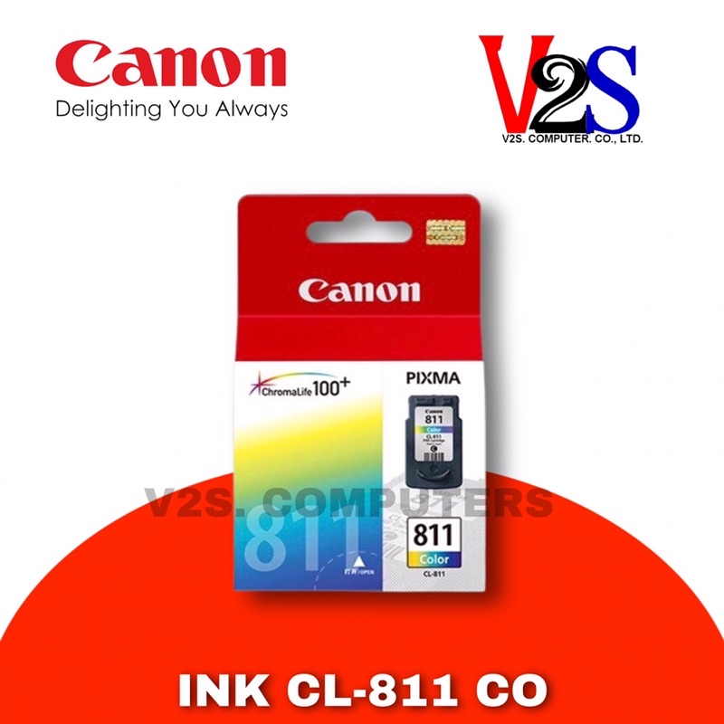 ภาพหน้าปกสินค้าหมึกแท้ ตลับหมึกอิงค์เจ็ท Canon Ink CL-811 Color  100%