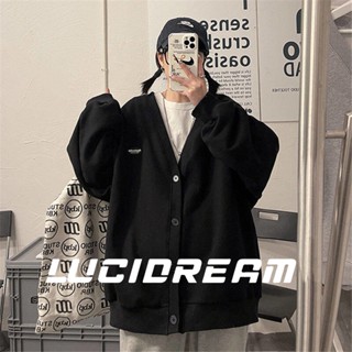 LUCIDREAM เสื้อผ้าผู้ญิง แขนยาว เสื้อฮู้ด คลุมหญิง สไตล์เกาหลี แฟชั่น  HFKS44Z22102408