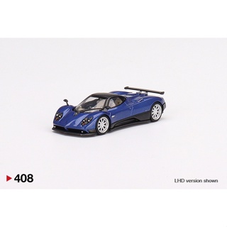 Mini GT No. 408 Pagani Zonda F Blu Argentina