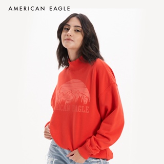 American Eagle Mock Neck Sweater เสื้อ สเวตเตอร์ ผู้หญิง   (EWSH 045-1887-703)