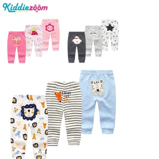 Kiddiezoom 2022 Size 0-6 เดือน 3 ชิ้นชุดนอนกางเกงสําหรับเด็กทารกแรกเกิด