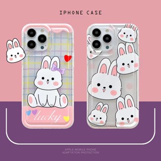 ✨ส่งเชือกเส้นเล็ก✨เคสไอโฟน14 Pro Max 13 12 11 เคส for iPhone 14พลัส น่ารัก เบาะลม พกง่ายๆ การป้องกันการตก Case