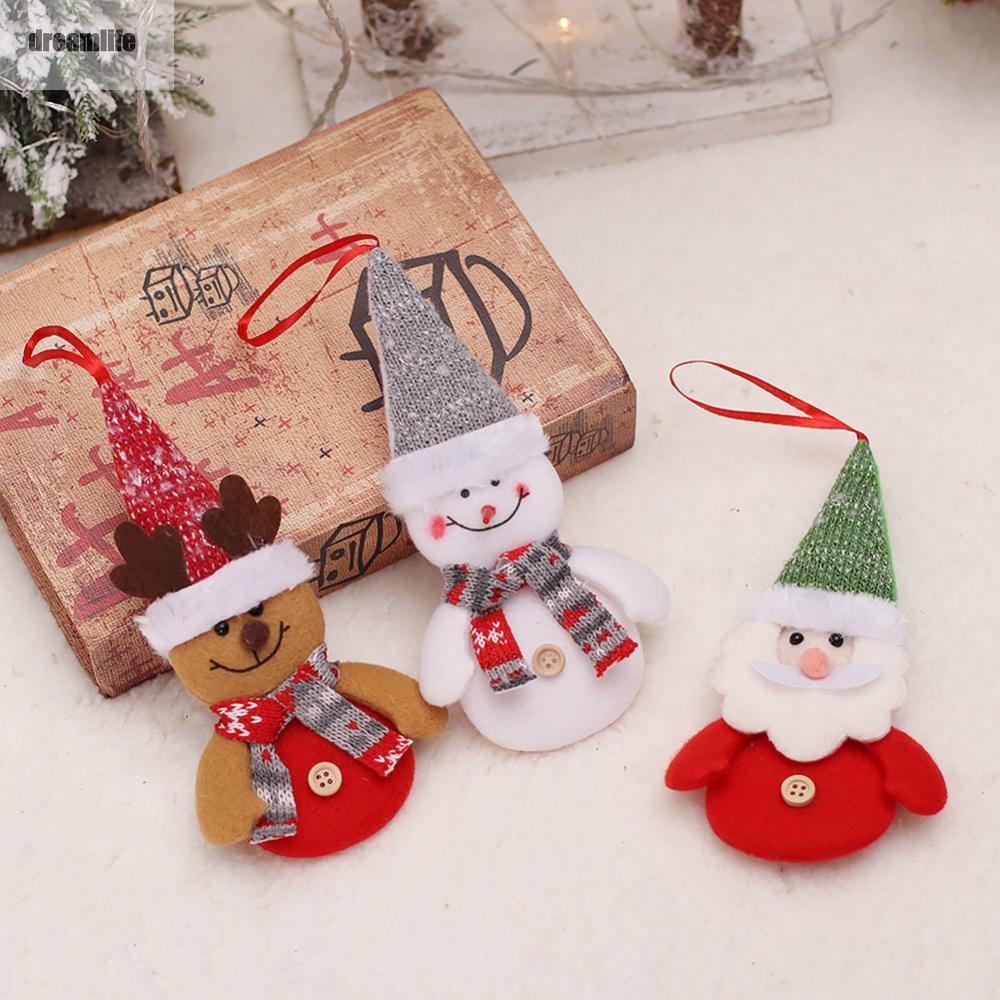 dreamlife-christmas-decorative-dolls-snowman-cartoon-dolls-hanging-desktop-decorations