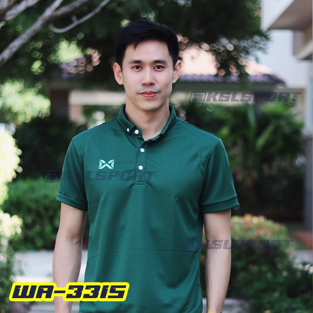 ภาพสินค้าWarrix รุ่น Classic WA3315 เสื้อโปโลวาริกซ์แขนสั้นสีล้วน ใส่สบาย คอปก วอริกซ์ (WA-3315N, 3315) - ฟ้า/ชมพูจุฬา/ชมพู/เข... จากร้าน ksl_sport บน Shopee ภาพที่ 8