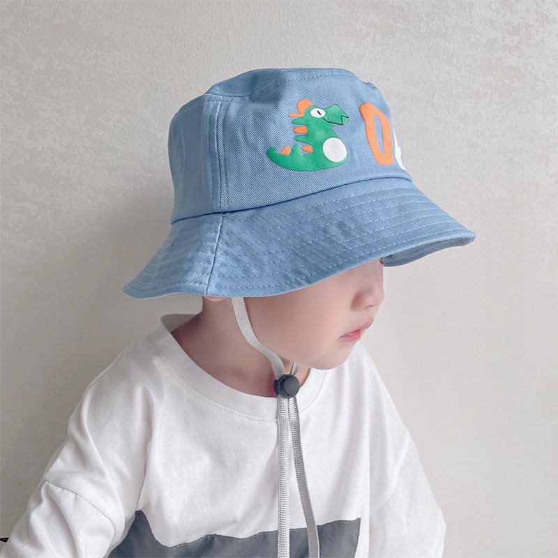 หมวกเด็ก-บักเก็ตเด็ก-หมวกกันแดด-ไดโนเสาร์-2-8-ขวบ-mz08