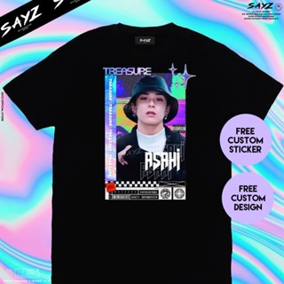 เสื้อแฟชั่นผญ Kaos asahi สมบัติ YG teume Kaos kpop kaos สมบัติที่กําหนดเอง kaos kpop harajukuStreetwear ผู้ชายเสื้อยืดผู