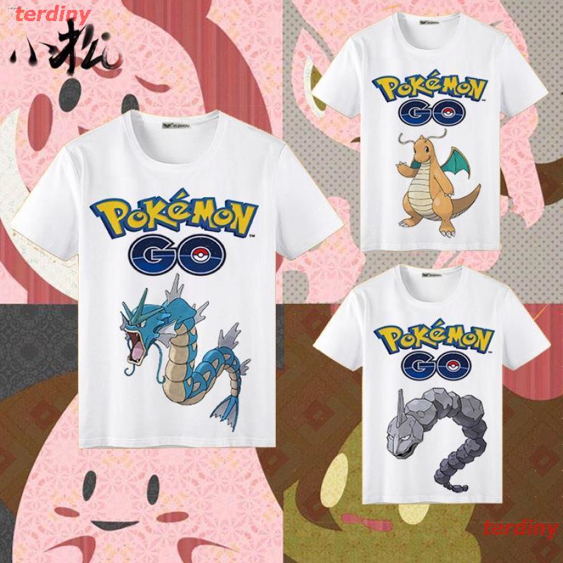 แฟชั่นการ์ตูนterdiny-โปเกมอนเสื้อยืดผู้ชาย-cosplayเสื้อผ้าโปเกม่อน-pokemon-pikachu-การ์ตูนอะนิเมะอุปกรณ์ต่อพ่วงแขนสั้นเส