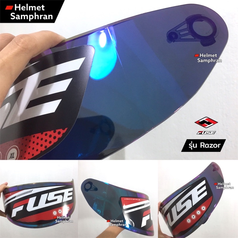 ชิลด์หน้าหมวก Fuse Razor ,ตัวล็อค Fuse Razor ชิลด์ Fuse รุ่น Razor หน้า ...