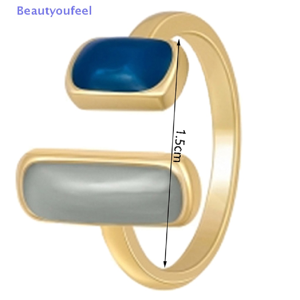 beautyoufeel-แหวนเงิน-ประดับโอปอล-ปรับได้-สไตล์วินเทจ-เครื่องประดับแฟชั่น-สําหรับผู้หญิง