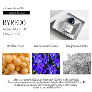 ภาพขนาดย่อของภาพหน้าปกสินค้าแบ่งขายน้ำหอมแบรนด์แท้ 100%  Byredo Mojave Ghost  Blanche  Gypsy Water  Bal d'Afrique  EDP 2-10m จากร้าน uzftutt21d บน Shopee ภาพที่ 2