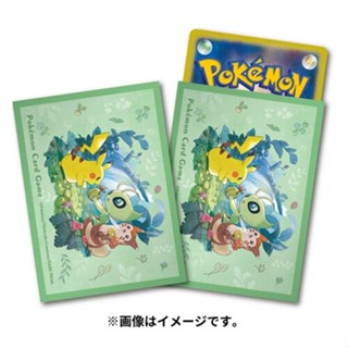 [พร้อมส่ง] [Pokemon Center Japan] Sleeves (Japan) ซองใส่การ์ด Gift of the Forest ของแท้