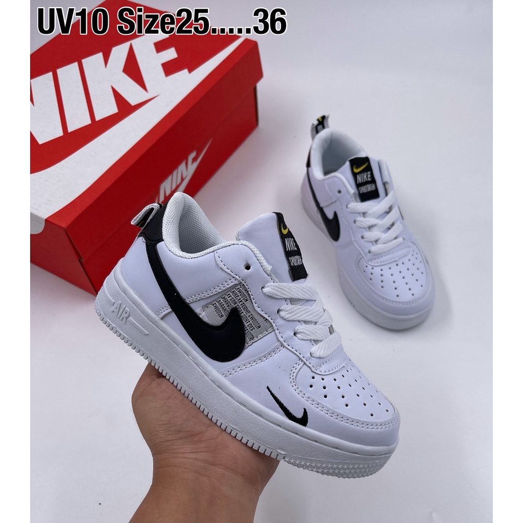 nike-air-force-1-kids-รองเท้าผ้าใบผูกเชือกสำหรับเด็ก