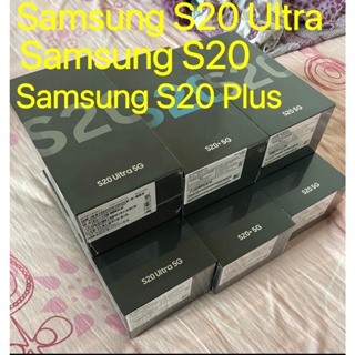 ใหม่ ของแท้ โทรศัพท์มือถือ Samsung Galaxy S20 Plus Galaxy S20 Ultra S20 128GB Rom 12GB Ram snapdragon Octa Core ของขวัญฟรี