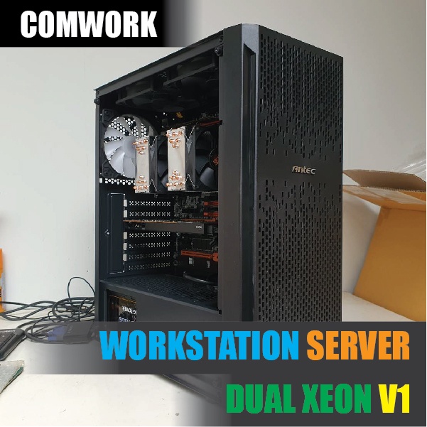 ภาพหน้าปกสินค้าคอม 48 เธรด  ซีพียู DUAL XEON E5 V1 V2  เมนบอร์ด DUAL CPU  แรม 16GB-128GB  M.2 NVMe  SERVER WORKSTATION COMWORK จากร้าน comworkshop บน Shopee