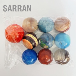 Sarran ลูกบอลบีบพลังงานแสงอาทิตย์ 63 มม. พิมพ์ลายดาวเคราะห์ 10 ชิ้น