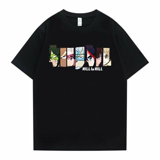 เสื้อยืดคอกลม เสื้อยืด manches courtes pour hommes et femmes, estival et surdimensionné, avec Anime Kill La Matoi ryuuuk