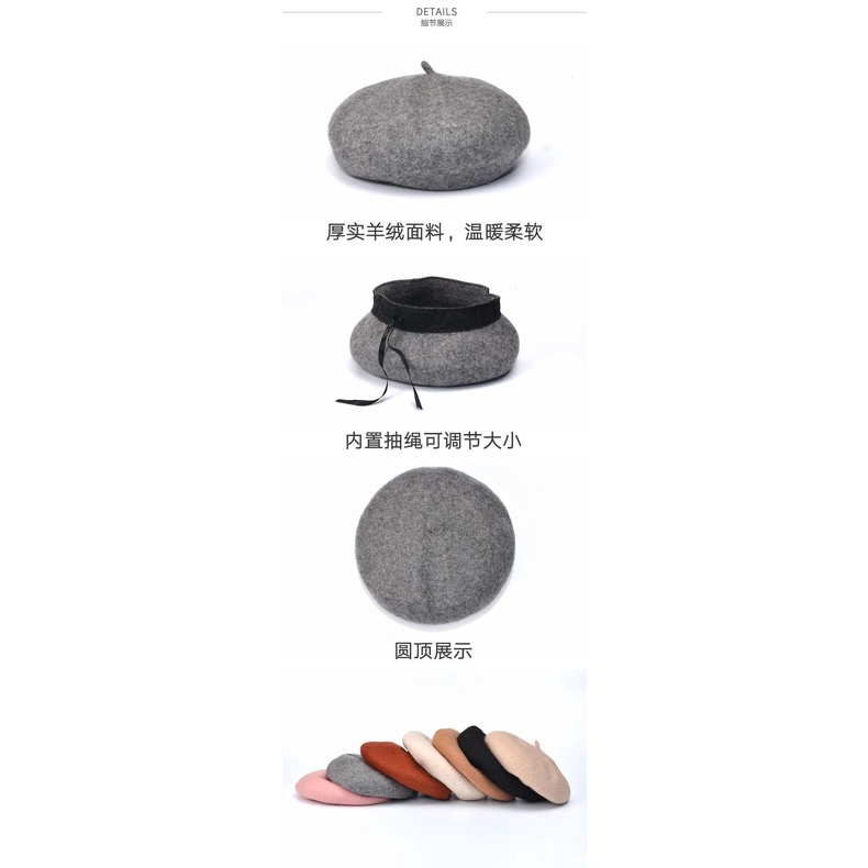 หมวกเบเร่ต์-ผ้าแคชเมียร์-90-ลายฟักทอง-แฟชั่นฤดูใบไม้ร่วง-และฤดูหนาว-สไตล์เกาหลี-สําหรับเด็กผู้หญิง