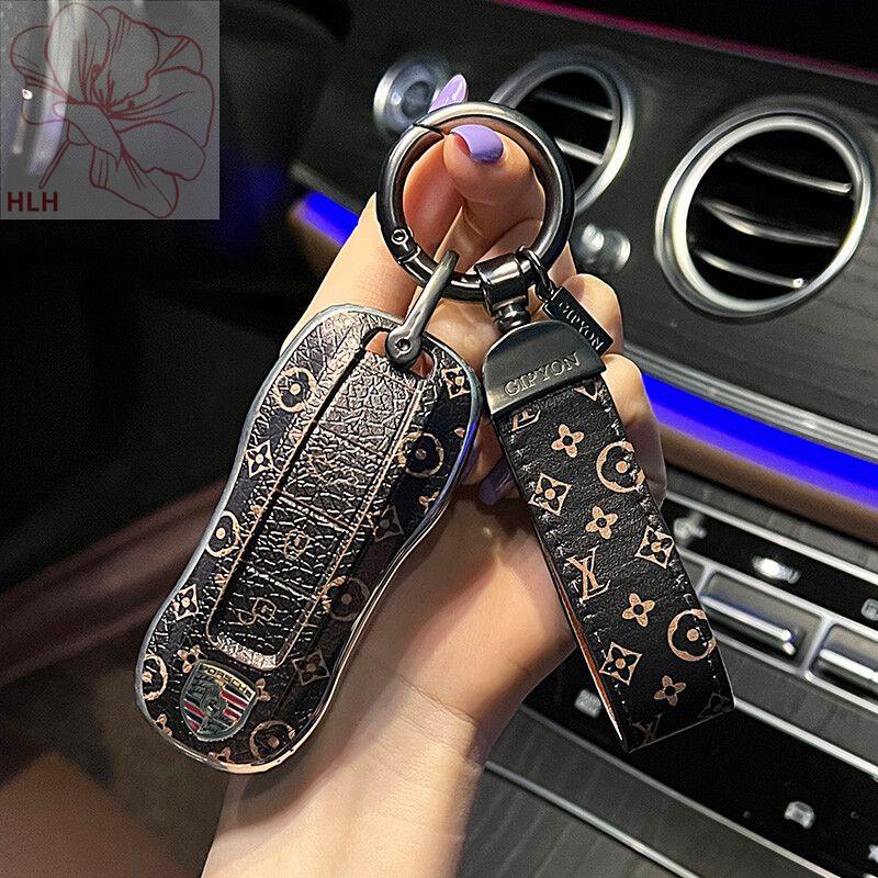 เคสกุญแจปอร์เช่เหมาะสำหรับ-panamera-panamera-cayenne-cayenne-หัวเข็มขัด-macan911-รถหญิง