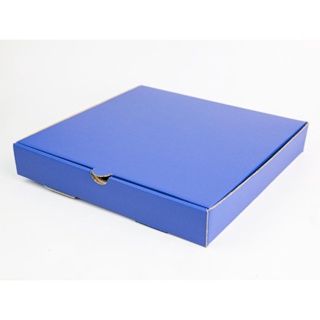 Boxjourney กล่องลูกฟูกพรีเมี่ยม สีน้ำเงิน 34.8x35x4.5 cm. (20 ชิ้น/แพ็ค)
