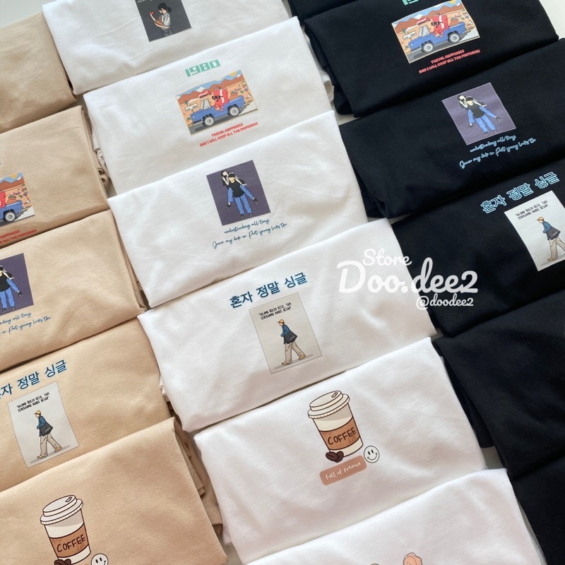 doodee2-เสื้อยืดคอกลมครอป-มีหลายแบบหลายลาย-เนื้อผ้า-cotton32