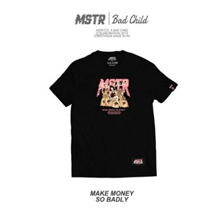 เสื้อวินเทจชาย - ❤❤ [หุ้นพร้อม] MSTR x BadChild- สร้างรายได้เพื่อ Badl เสื้อยืดแขนสั้นผู้ชายเสื้อรี
