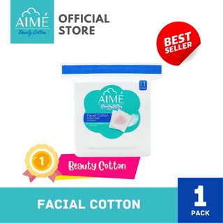 AIME Cotton Pad 90G, เอเม่ สำลีแผ่นทำความสะอาดผิวหน้าห่อใหญ่ (จำนวน 1 ห่อ)