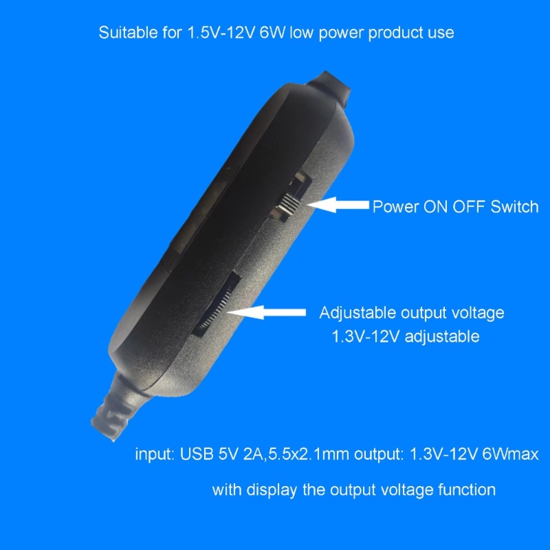 bonj-สายเคเบิลแสดงแรงดันไฟฟ้า-usb-เป็น-1-5v-3v-4-5v-6v-7-5v-9v-12v-สําหรับของเล่นเกม-และอุปกรณ์-1-5v-12v-อื่น-ๆ