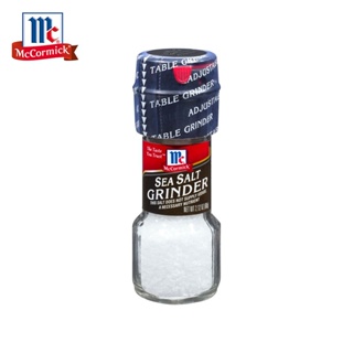 McCormick Sea Salt Grinder 60 g. เกลือบริโภค แบบขวดฝาบด 60 ก.