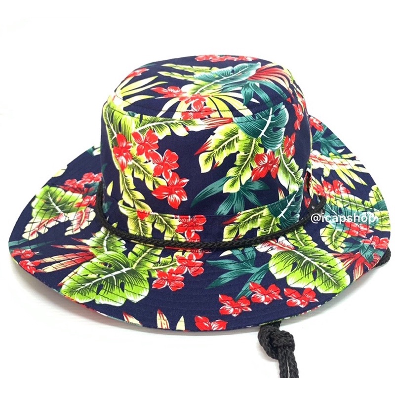 ภาพหน้าปกสินค้าหมวกเดินป่าแฟชั่น ปีกรอบมีสายคล้องคอ หมวกบัคเก็ต หมวกซาฟารี icap.shop จากร้าน icap.shop บน Shopee