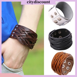 &lt;citydiscount&gt;  สร้อยข้อมือถัก แฮนด์เมด สำหรับผู้หญิงและผู้ชาย