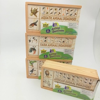 Know &amp; Grow Animal Dominoes โดมิโนสัตว์ป่า 24 ชิ้น