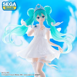 [ Figure แท้ ] #พร้อมส่ง Hatsune Miku 15th Anniversary KEI Ver [ SEGA ]