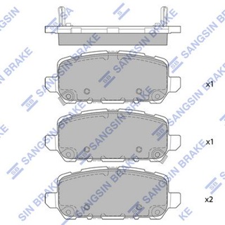 ผ้าดิสเบรคหลัง HONDA HR-V CROSSOVER 1.5 1.6 1.8 2015- ACCORD Gen 9 2.0 Hybrid 2016- HI-Q