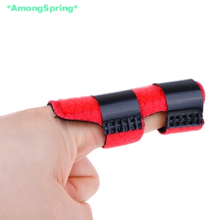 Amongspring&gt; ใหม่ อุปกรณ์เฝือกสวมนิ้วมือ ป้องกันอาการแตกหัก รองรับเครื่องหนีบผมตรง