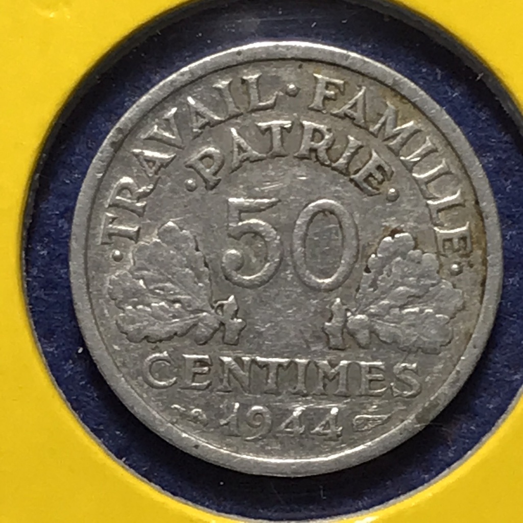 special-lot-no-60472-ปี1944b-ฝรั่งเศส-50-centimes-เหรียญสะสม-เหรียญต่างประเทศ-เหรียญเก่า-หายาก-ราคาถูก