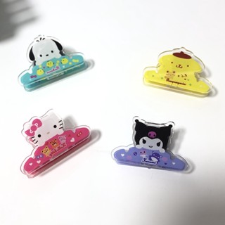 คลิปหนีบกระดาษ อเนกประสงค์ ลายการ์ตูน Sanrio น่ารัก สองด้าน