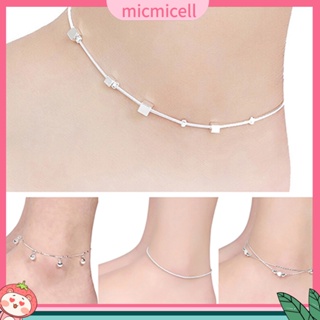 เช็ครีวิวสินค้า(micmicell) สร้อยข้อเท้า จี้ดาว หัวใจ เครื่องประดับ สำหรับผู้หญิง