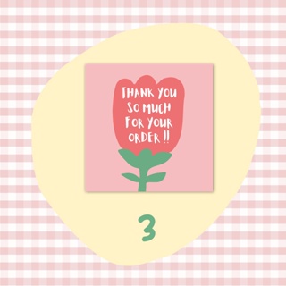 ภาพขนาดย่อของภาพหน้าปกสินค้าการ์ดของขวัญ ทรงสี่เหลี่ยม ลายดอกไม้น่ารัก Thank You สําหรับตกแต่ง 50 ชิ้น ต่อแพ็ค จากร้าน fengchuang.th บน Shopee ภาพที่ 4