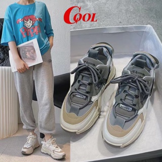 COOL SHOES (มาใหม่ AR-27)  รองเท้าผ้าใบผู้หญิง เสริมส้น 5 ซม.รองเท้าผ้าใบลำลองเดซ